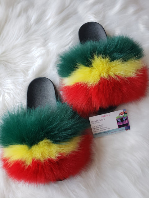 Rasta Colors Fluffy