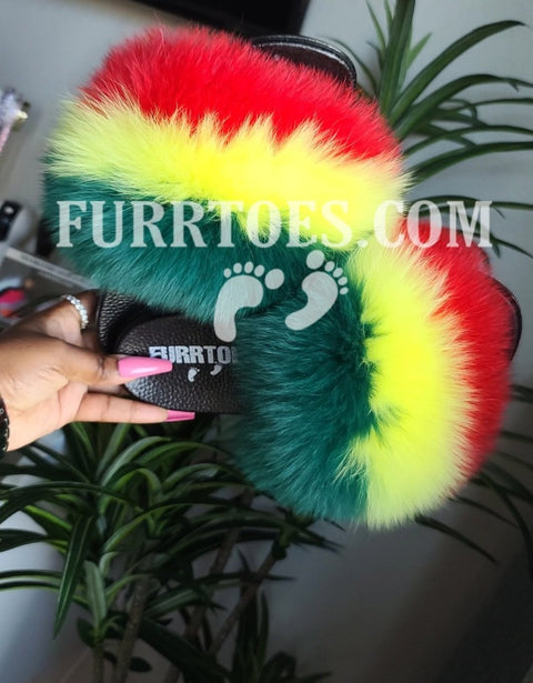 Rasta Colors Fluffy