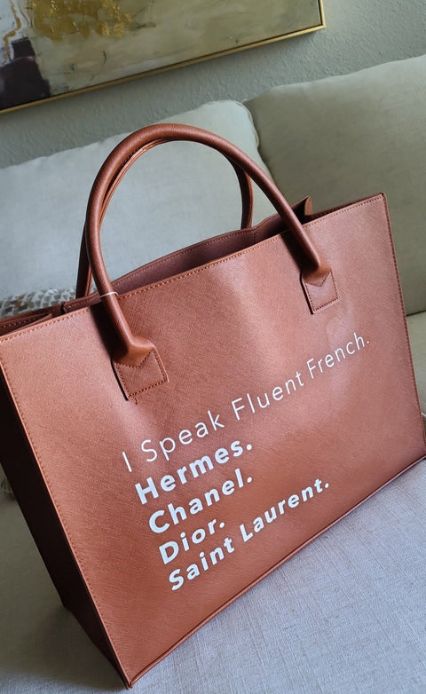 I Speak Fluent French BROWN