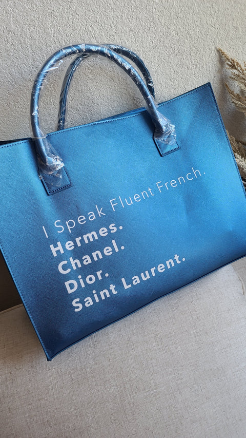 I Speak Fluent French BLUE