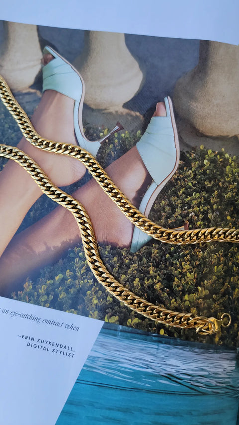 Double Link Cuban Anklet