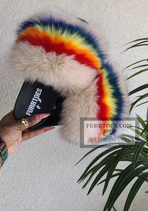 FLUFFY MULTI COLORED