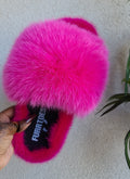 Hot Pink Cozy Slippers