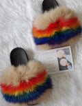 FLUFFY MULTI COLORED